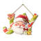2D Flat Colorful Joy Christmas Decorations Xmas Wooden Sign Hanging Holiday Home Decor Gifts 3