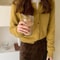 New Fashion Solid Color Knitted Cardigan Sweater, Autumn Winter Long Sleeve Buttons Sweater Coat, Elegant Casual Loose