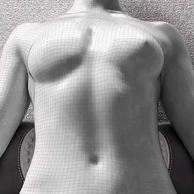 Chiropracticstyle back massager with traction therapy for spinal alignment