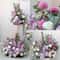 Floral Ball Customize Delphinium Rose Green Plant Leaf Wedding Decor Table Centerpiece Road Guide F 3