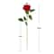 Realistic Artificial Roses Red Rose Flower Branch Fake Roses For Wedding Decor 5