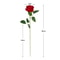 Realistic Artificial Roses Red Rose Flower Branch Fake Roses For Wedding Decor 5