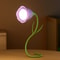 Creative Rechargeable Rose LED Desk Lamp Bendable Dimmable Flower Night Light With Brightness Memor 5