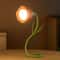 Creative Rechargeable Rose LED Desk Lamp Bendable Dimmable Flower Night Light With Brightness Memor 8