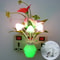 Energy Saving LED Night Light With Auto Sensor Rose Flower Mushroom Plug In Lamp For Bedroom Bathro 0