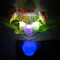 Energy Saving LED Night Light With Auto Sensor Rose Flower Mushroom Plug In Lamp For Bedroom Bathro 3