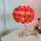 Pastoral Style Rose Table Lamp Heart Crystal Bedside Lamps Decorative Nightlight For Bedroom Room D 2