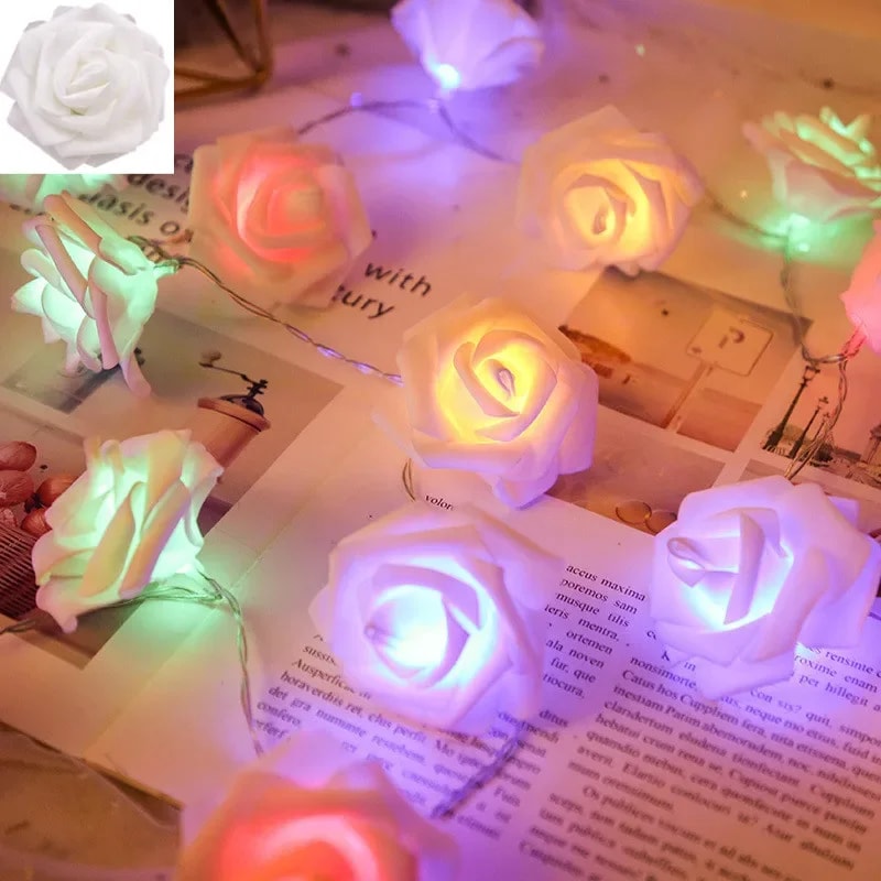 LED Rose Light Decoration For Wedding Valentines Day Girl Room Small Garden Night Light Christmas F 6