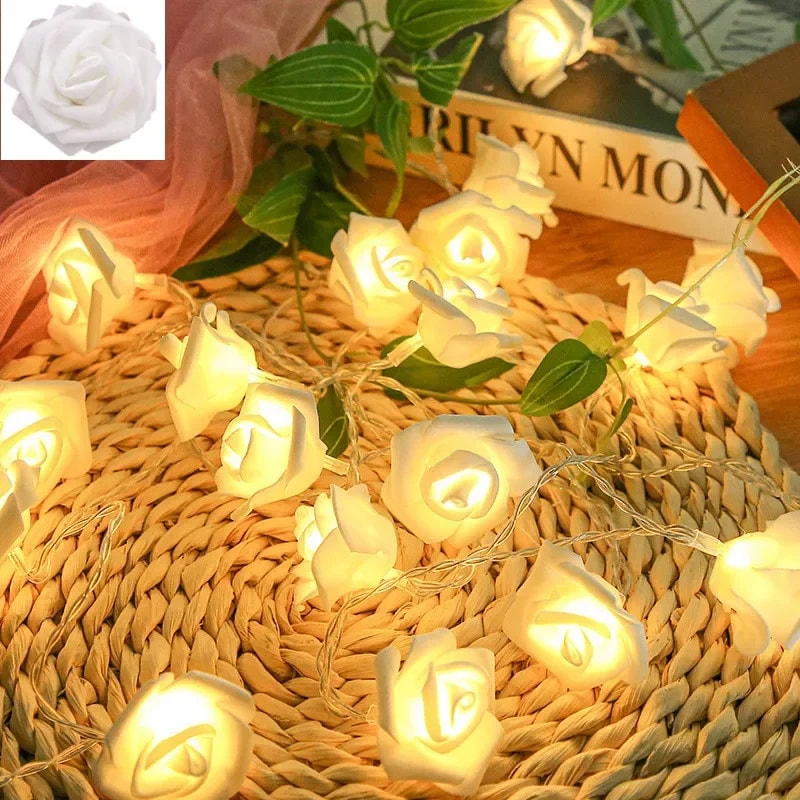 LED Rose Light Decoration For Wedding Valentines Day Girl Room Small Garden Night Light Christmas F 7