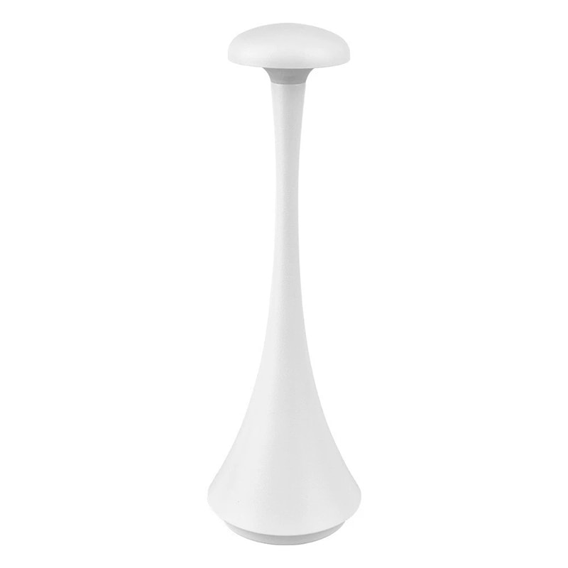 Touch Function LED Desk Lamp With Mushroom Head Rechargeable Portable Desk Light For Bedroom Atmosp 0