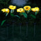 LED Solar Rose Flower Lights Outdoor Garden Decoration Waterproof Lawn Lamp Landscape Sunflowers Light
