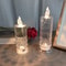 Romantic LED Crystal Table Lamp Rose Projection Light For Bedroom Party Christmas Decor Diamond Atm 1
