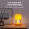 USB Rechargeable Mushroom Lamp LED Table Lamp Mini Sunset Night Light Bedside Lamps Desk Room Decor 1