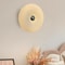 Donut Glass Wall Lamp LED Ambient Light with USB Plug Touch Switch Tricolor Lighting for Living Room Bedside