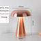 Retro Mushroom LED Table Lamp With Touch Sensor Rechargeable Bedside Reading Lights For Bedroom And 9
