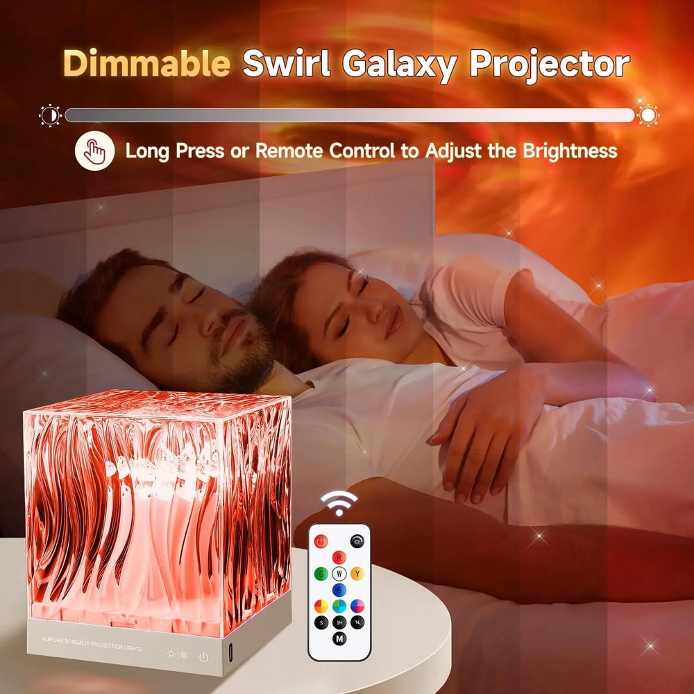USB LED Galaxy Star Projector Colors Aurora Glow Night Lamp For Childrens Gift 2