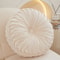 Lumbar Support Throw Pillow Hand Sewn Pleated 3D Velvet Pumpkin Cushion For Sofa Bed Chair 3