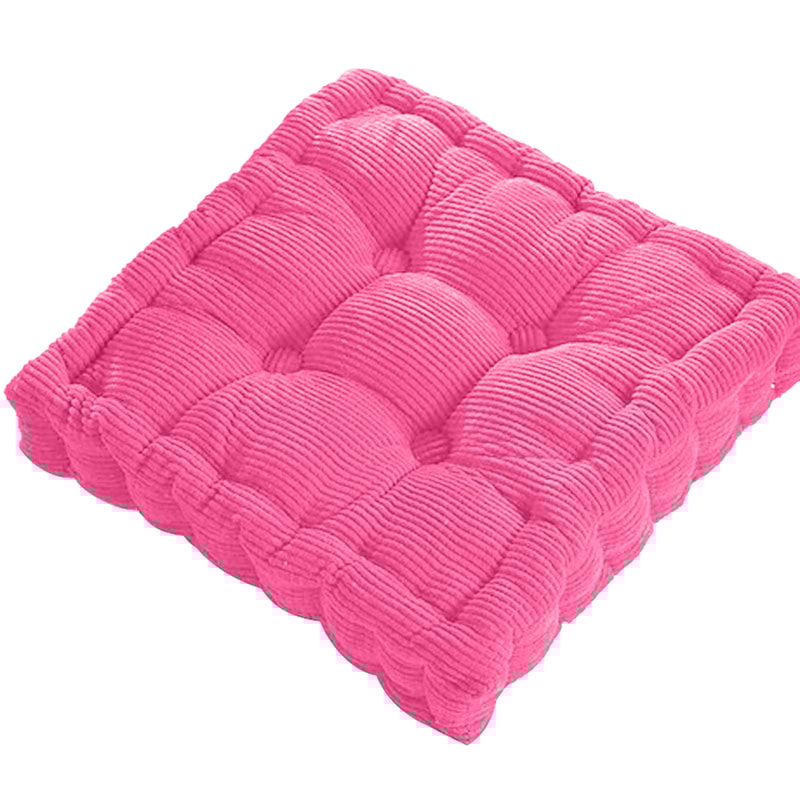 Solid Tufted Meditation Floor Square Pillow Cushions For Yoga Thick Pad Seating And Balcony Chair 7