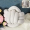 Ultra Soft Knotted Ball Throw Pillow Hand-woven Round Lamb Plush Pillow for Kids Sofa Living Room Decorative Bed Pillow