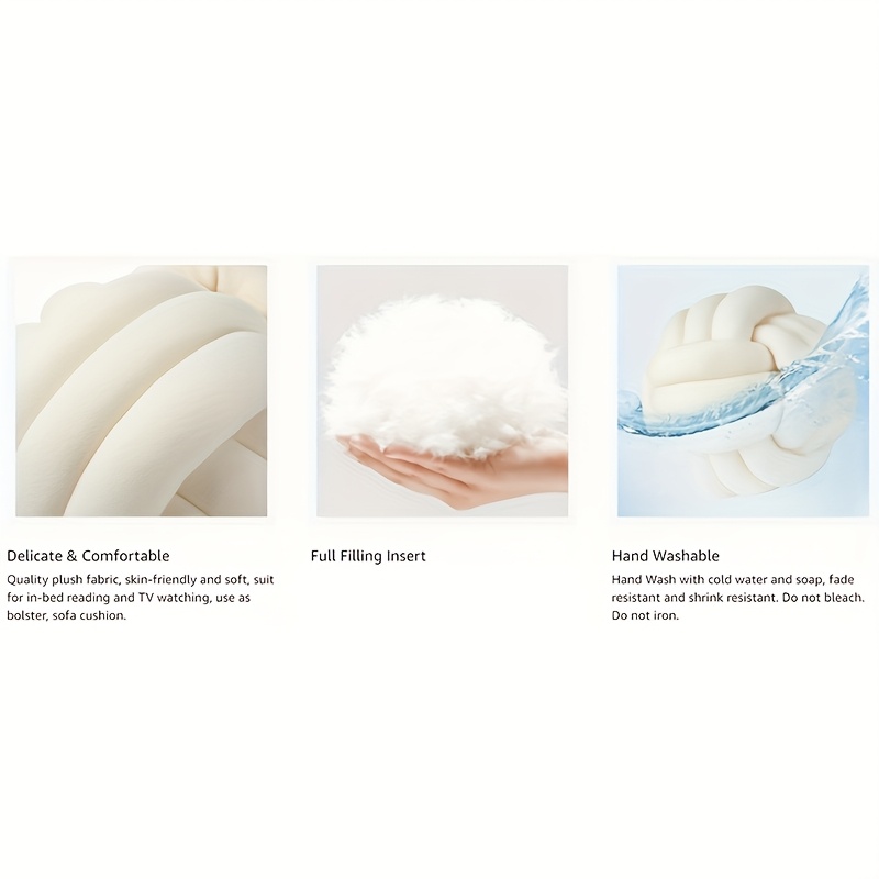 Round Ball Pillows Soft Plush Knot Pillow Balls Decorative Throw Pillows For Home Decoration 5