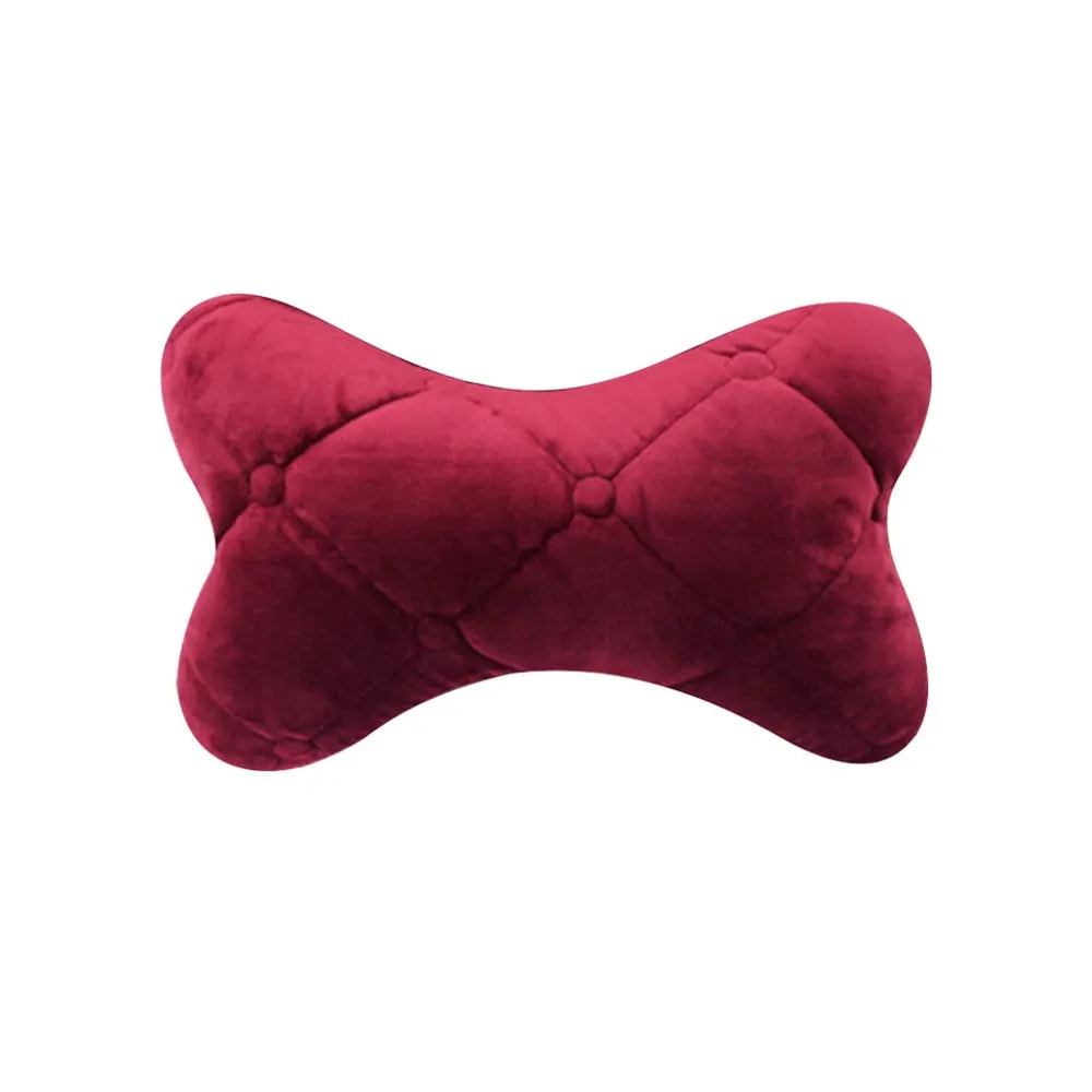 Breathable Velvet Car Seat Neck Pillow Memory Foam Headrest Neck Support Cushion 5