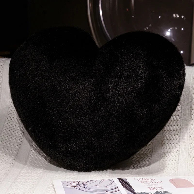 Solid Nordic Style Heartshaped Cushion Sofa Bed Back Cushion Soft Throw Pillow Bedside Cushion 9