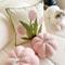 Cute Pumpkin Wind Tulip Pillow Living Room Sofa Cushion Bedhead Waist Pillow Pink Atmosphere Decora 2