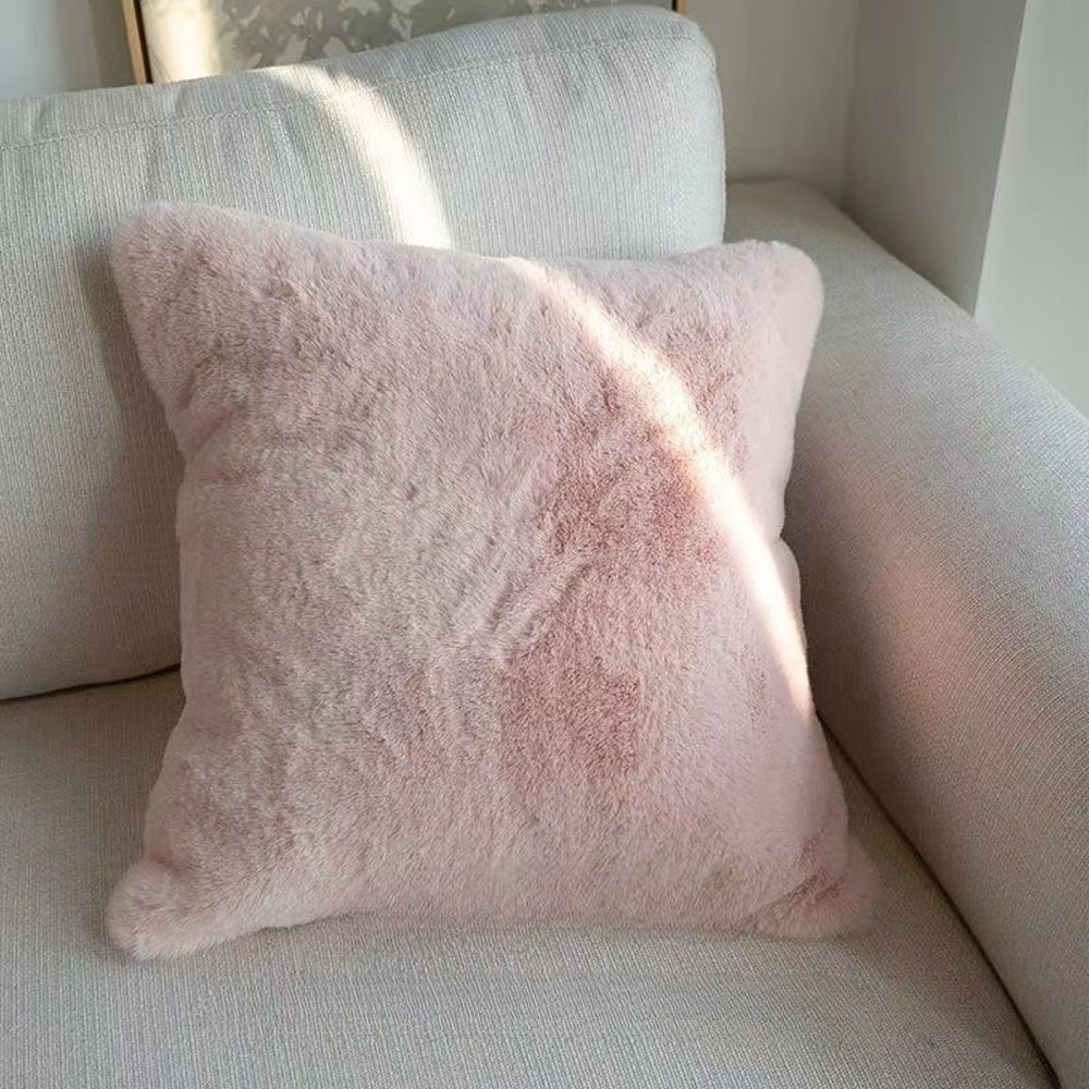 Cute Pumpkin Wind Tulip Pillow Living Room Sofa Cushion Bedhead Waist Pillow Pink Atmosphere Decoration