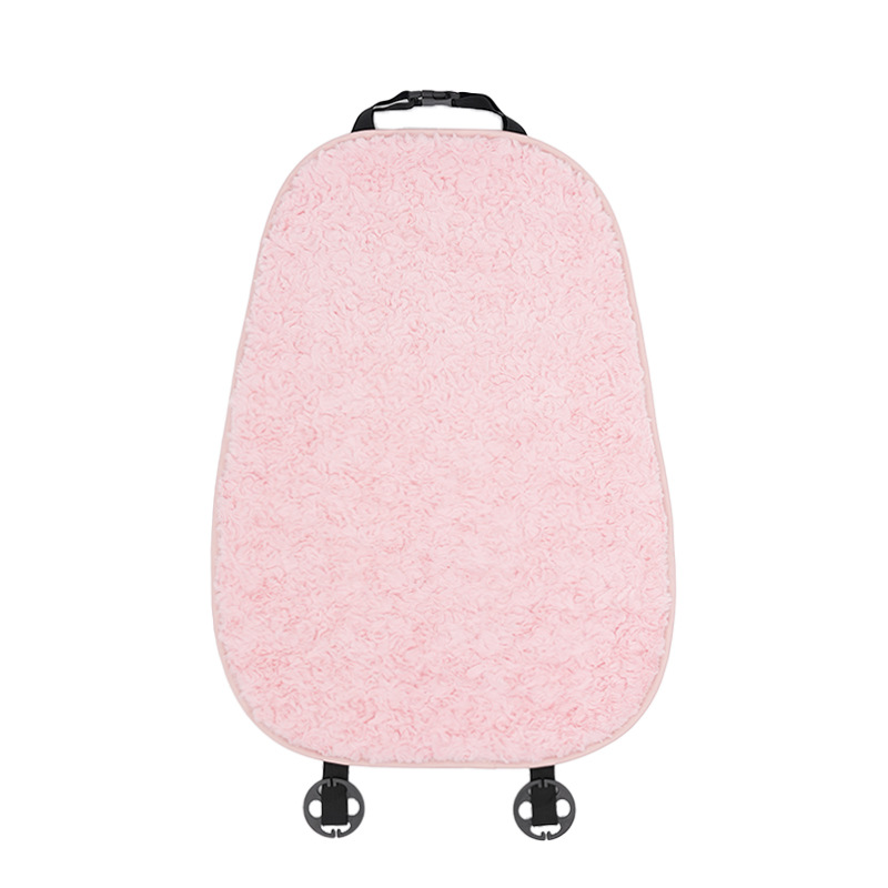 Simple Fashion Rose Plush Pink Car Cushion Autumn And Winter Warm Soft Comfortable Seat Cushion Uni 5