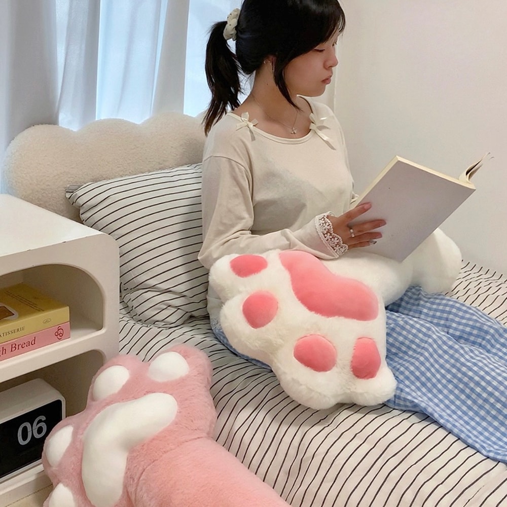 Very Soft Comfortable Cat Paw Throw Pillow Paw Long Cushion Leg Cushion Home Decor Washable Gifts 1