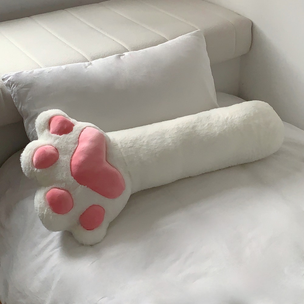 Very Soft Comfortable Cat Paw Throw Pillow Paw Long Cushion Leg Cushion Home Decor Washable Gifts 7