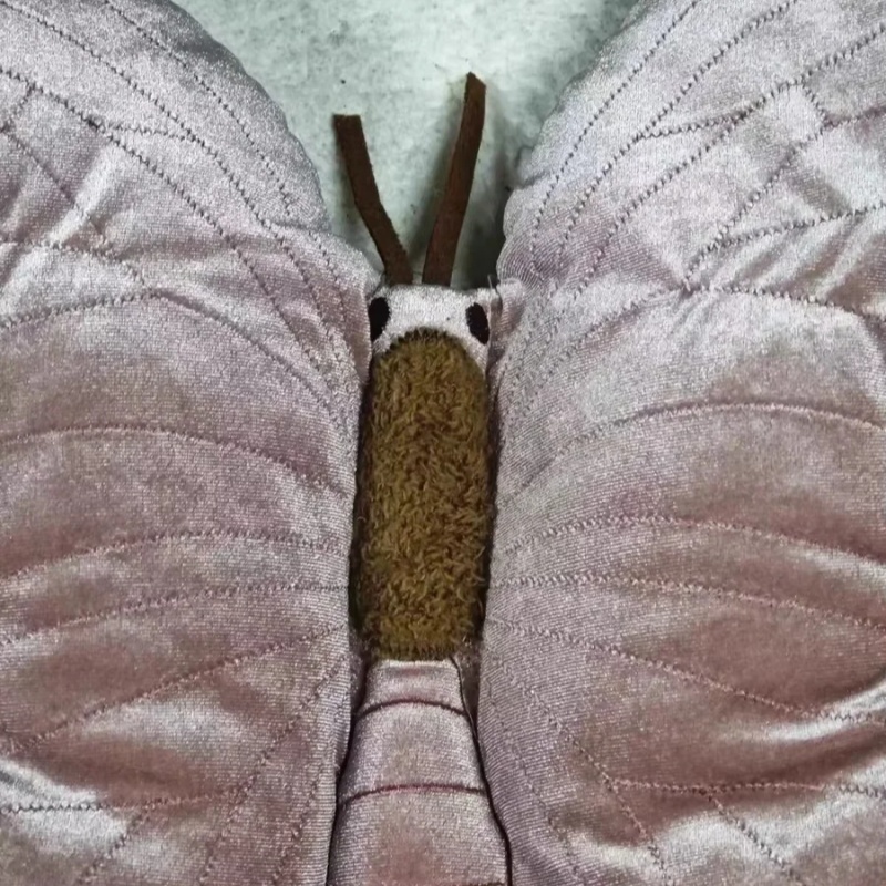 Butterfly Decorative Animal Pillow Pink Cushion for Couch Living Room Bed Butterfly Throw Pillow for Kids Room