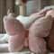 Butterfly Decorative Animal Pillow Pink Cushion for Couch Living Room Bed Butterfly Throw Pillow for Kids Room