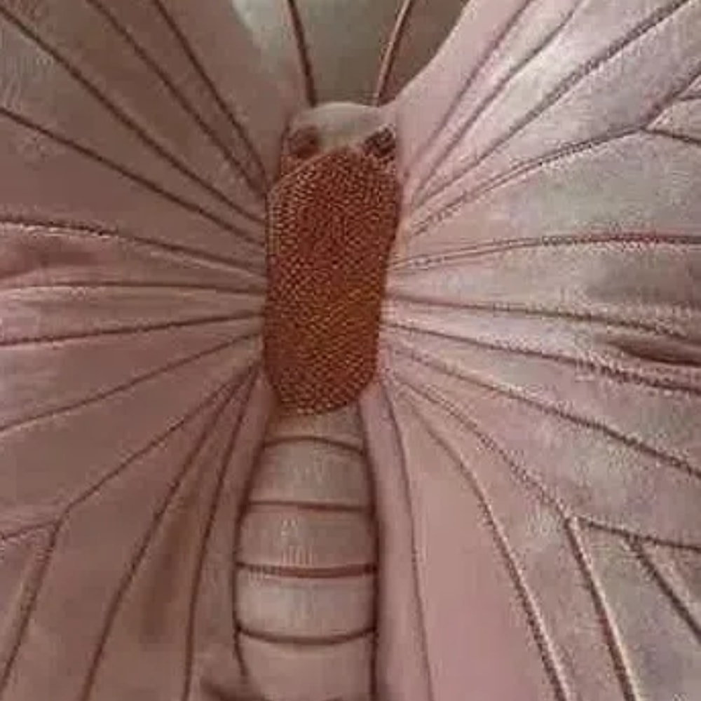 Butterfly Decorative Animal Pillow Pink Cushion for Couch Living Room Bed Butterfly Throw Pillow for Kids Room