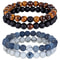 Natural Stone Yoga Bead Bracelet For Men Women Couples Distance Friendship Gift 0