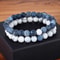 Natural Stone Yoga Bead Bracelet For Men Women Couples Distance Friendship Gift 2