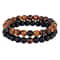 Natural Stone Yoga Bead Bracelet For Men Women Couples Distance Friendship Gift 6