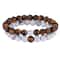 Natural Stone Yoga Bead Bracelet For Men Women Couples Distance Friendship Gift 8