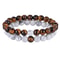 Natural Stone Yoga Bead Bracelet For Men Women Couples Distance Friendship Gift 8