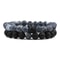Natural Lava Stone Beaded Bracelets Bangles Set For Couples Energy Distance Best Friend Jewelry Gif