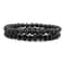 Natural Lava Stone Beaded Bracelets Bangles Set For Couples Energy Distance Best Friend Jewelry Gif 8