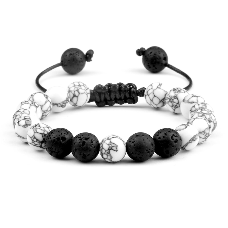 Beads Bracelet With Tiger Eye Adjustable Braided Rope Bangles Healing Jewelry For Men Couples Women 7