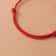 Sterling Silver Flower Red Thread Rope Bracelets Jewelry Line String Bracelets For Women Student 2
