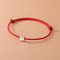 Sterling Silver Flower Red Thread Rope Bracelets Jewelry Line String Bracelets For Women Student 4