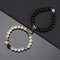 Natural Stone Heart Magnet Distance Couple Bracelets Beads Friendship Fashion Jewelry Gift 2