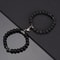 Natural Stone Heart Magnet Distance Couple Bracelets Beads Friendship Fashion Jewelry Gift 4