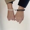 Elegant Silver Hand Rope Love Magnetic Bracelet For Couple And Friends Party Travel 2