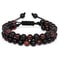 Doublelayer Men Tiger Eye Beads Bracelet Natural Stone Hematite Health Care Charm Bracelets Jewelry 5