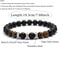 Natural Stone Onyx Phoenix Tiger Eyes Bracelet for Men Stylish Energy Healing Casual Homme
