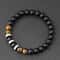 Natural Stone Onyx Phoenix Tiger Eyes Bracelet for Men Stylish Energy Healing Casual Homme